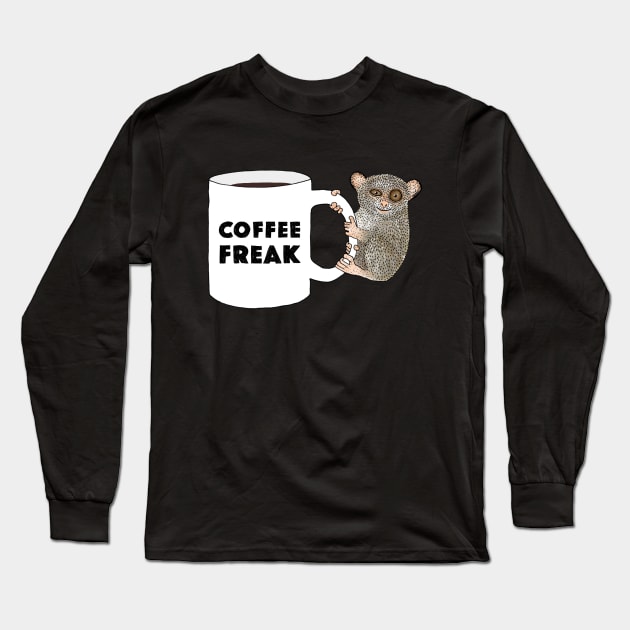 Coffee Freak Long Sleeve T-Shirt by martinascott